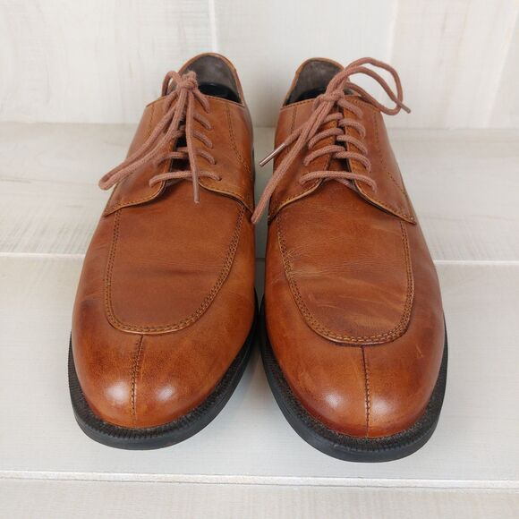 Cole Haan Split Toe Dress Oxford Shoes Men\'s 9.5M Brown Leather Lace Up main image 5